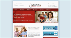 Desktop Screenshot of homeinfusionspecialists.com