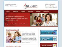 Tablet Screenshot of homeinfusionspecialists.com